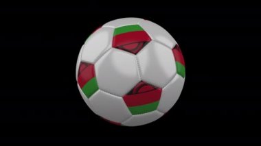Bayrak Malavi döngü 4k alfa ile futbol topu
