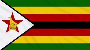 Zimbabwe bayrak sallayan bez, arka plan döngüsü
