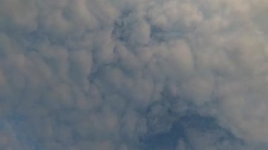 Mavi gökyüzü zaman atlamalı bulut arka plan, 4k görüntüleri