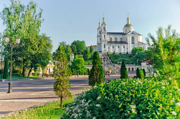 Heilige Veronderstelling Kathedraal Heuvel Van Veronderstelling Vitebsk Wit Rusland — Stockfoto