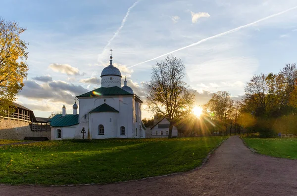 Pevnosti Izborsk Kaple Panny Marie Korsunu Izborsk Pskovská Oblast Rusko — Stock fotografie