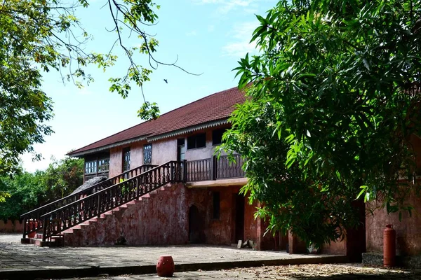 Landscape with an old arabic building