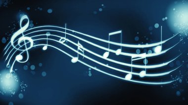 mavi renk ile ilgili arka plan melodi notlar