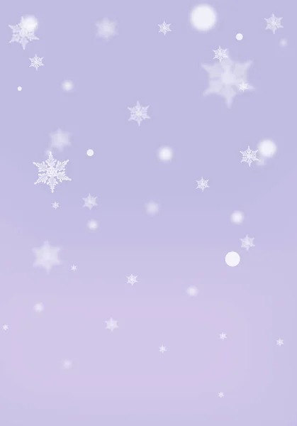 Abstract Background Purple Lilac Snowflakes Bokeh Effect Vertical Orientation — Stock Photo, Image