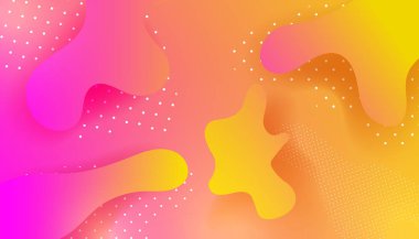 Gradyan Dolgu su düşer. Arka plan görüntü popclar renkler, su damlacıkları gölge.