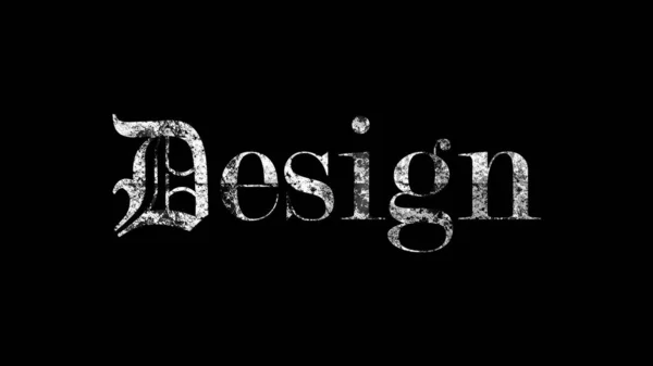 Оригинальное Слово Design Black Background — стоковое фото