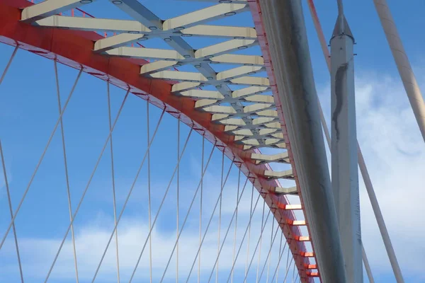 Novosibirsk Bahar Bridge — Stok fotoğraf