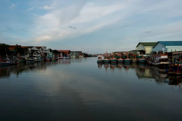 2020 Rayong Province Thailand Day Quarantine Covid Fishing Boat Still — Stock Photo, Image