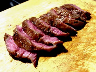 Taze çiğ et, ateşte kızarmaya hazır ol.