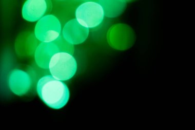 Yumuşak odak, odak dışı Karanlık gecede bir sürü LED ampul