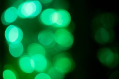 Yumuşak odak, odak dışı Karanlık gecede bir sürü LED ampul