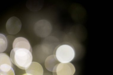 Yumuşak odak, odak dışı Karanlık gecede bir sürü LED ampul