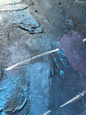 Indigo derin evrenin karanlık gece. Koyu mavi arka plan ile doğal indigo boya dokular. Parlak işaretler, afiş ve diğer tasarım çalışmaları için şaşırtıcı her gece zemin.