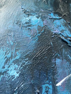 Indigo derin evrenin karanlık gece. Koyu mavi arka plan ile doğal indigo boya dokular. Parlak işaretler, afiş ve diğer tasarım çalışmaları için şaşırtıcı her gece zemin.