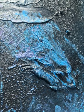 Indigo derin evrenin karanlık gece. Koyu mavi arka plan ile doğal indigo boya dokular. Parlak işaretler, afiş ve diğer tasarım çalışmaları için şaşırtıcı her gece zemin.