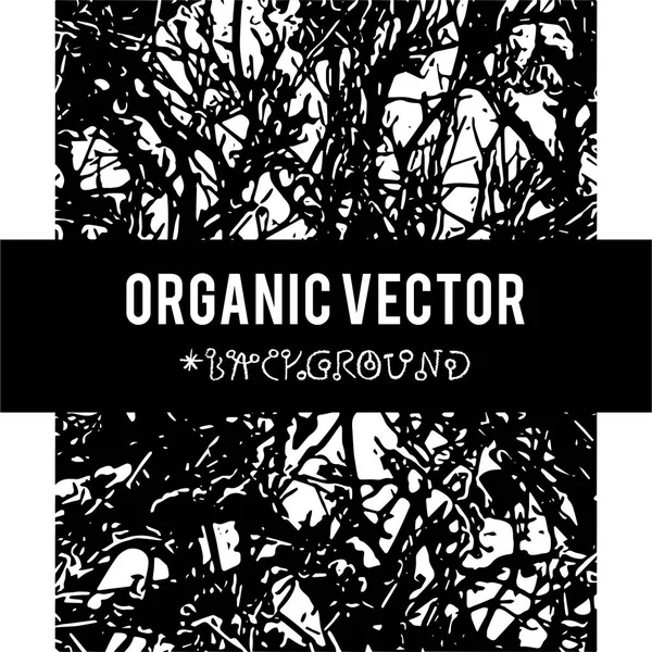 Fundal Vectorial Organic Texturi Frunze Naturale Elemente Grunge Întunecate Pentru — Vector de stoc