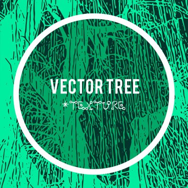Doğal bitki örtüsü dokular ile arka plan için bir ağaç ve Eko grunge öğeleri oluşturma, tasarım afiş, müzik kapak, duvar kağıtları, el ilanları, Web siteleri grunge endüstriyel fikirler ile vektör silüeti.