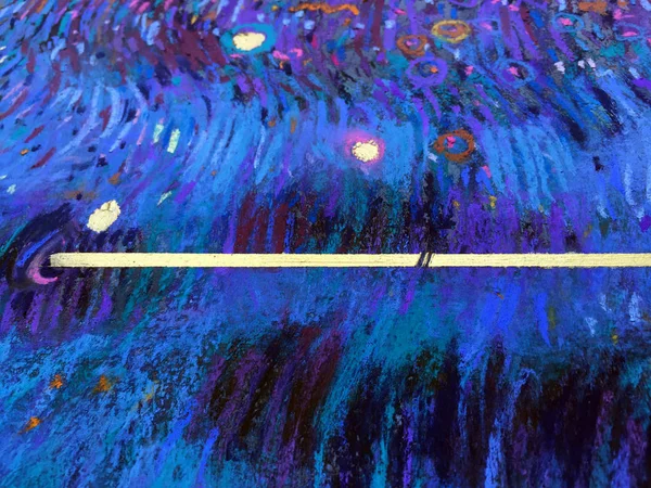 抽象的な印象のテクスチャ 印象派のテクスチャ 鮮やかな色の背景 ポスター チラシ バナー テンプレートを作成するための印象派絵画のアートの壁紙ブランド — ストック写真