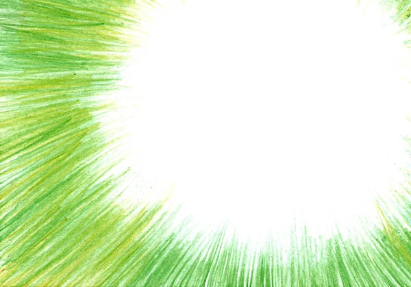 グランジ テクスチャ 木炭背景 緑色鉛筆フレーム 判読不能な落書き グリーン フレーム テンプレート バナーの炭の境界線を持つ抽象鉛筆テクスチャー — ストック写真