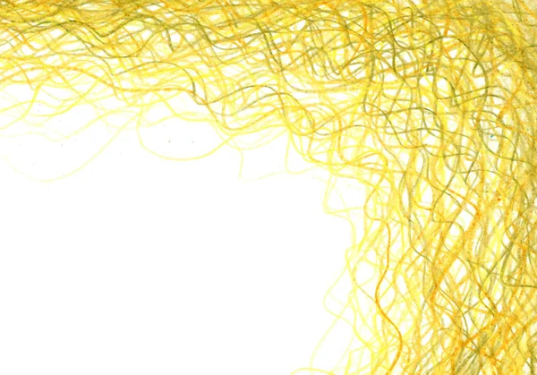 Texture Grunge Fond Charbon Cadre Crayon Jaune Texture Abstraite Crayon — Photo