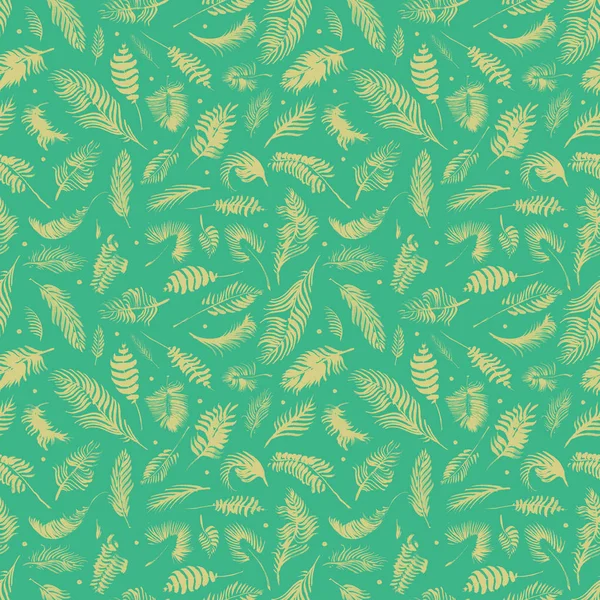 Palm Branches Color Background Exotic Pattern Hand Drawn Watercolor Tropical — Stock Photo, Image