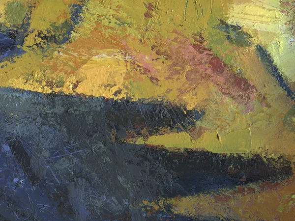 Sanatsal dokusu olan sarı soyut bir zemin. El çizimi sarı dokular..