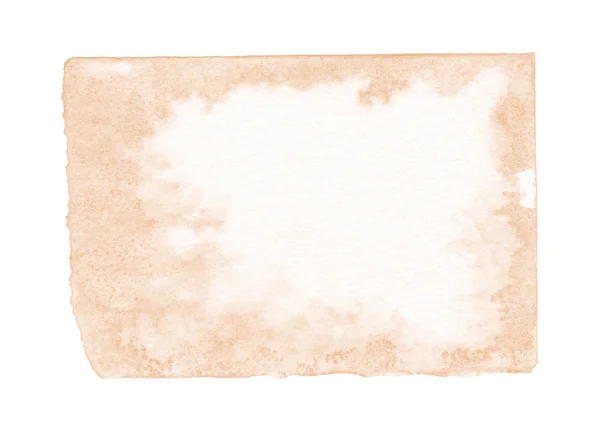 Aquarelle Couleur Saumon Fond Sur Papier Blanc Texture Aquarelle Ombre — Photo