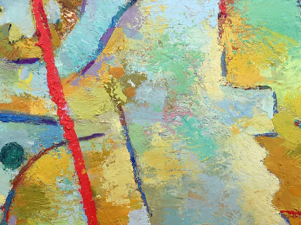 Lebendige Abstrakte Minimalistische Malerei Hintergrund Mit Gemischter Farbe Textur Kunstmalerei — Stockfoto