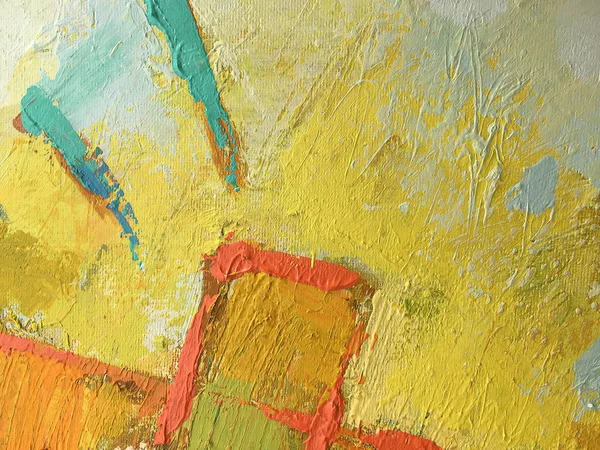 Outono Fundo Abstrato Estilo Impasto Papel Parede Amarelo Com Textura — Fotografia de Stock