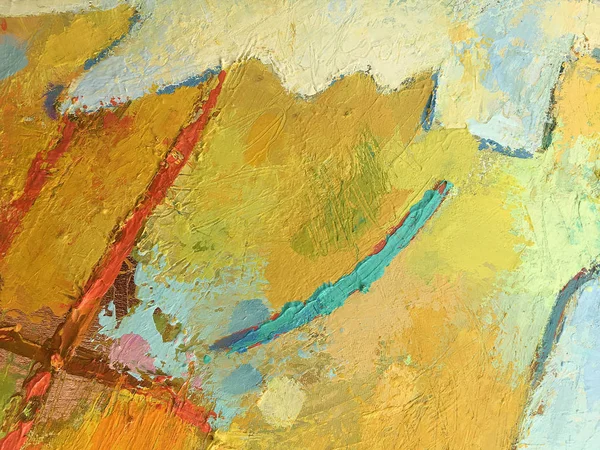 Outono Fundo Abstrato Estilo Impasto Papel Parede Amarelo Com Textura — Fotografia de Stock