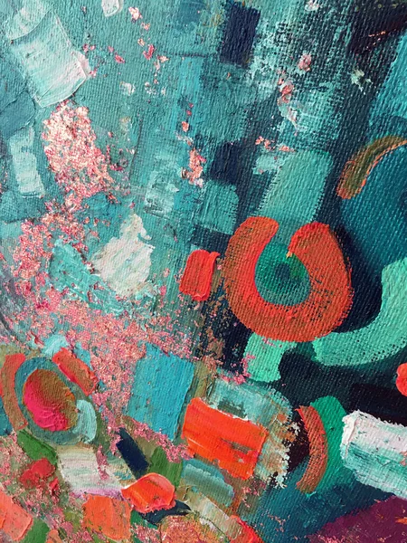 Veelkleurig Abstract Textuur Patroon Voor Creatieve Kunst Galerie Banner Levendige — Stockfoto