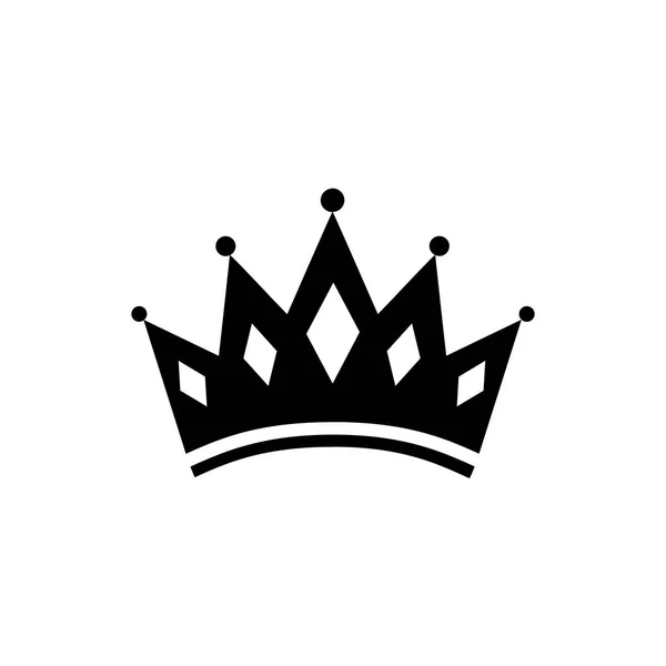 Modello logo corona . — Vettoriale Stock