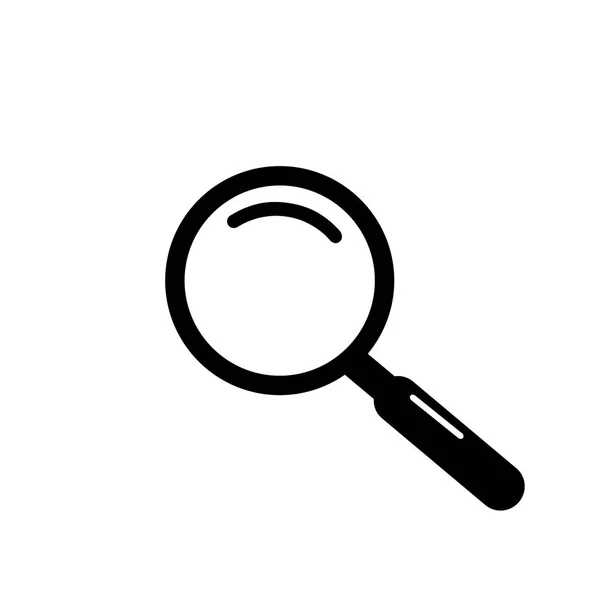 Suche Lupe Symbol Symbol. — Stockvektor