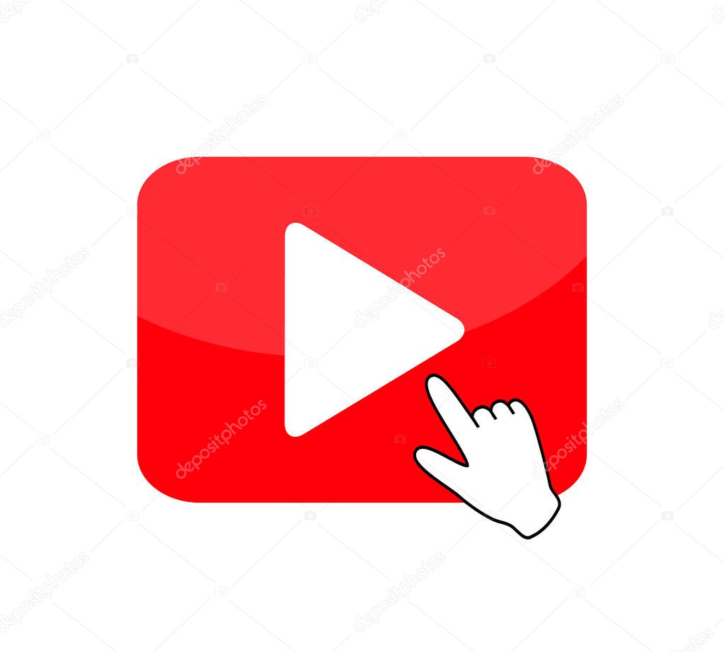Red button video player