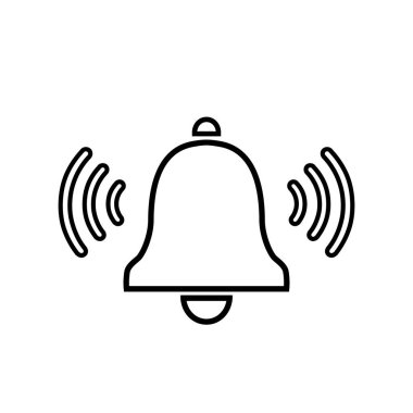 Çan doğrusal simgesi.