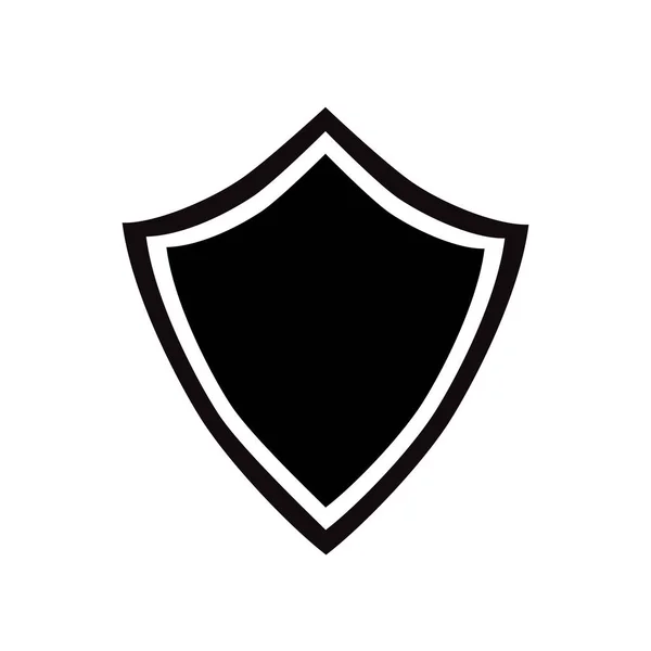 Protezione di sicurezza dello scudo . — Vettoriale Stock