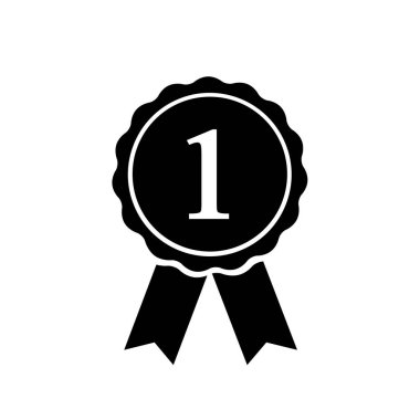 1, vektör ile ödül simgesi