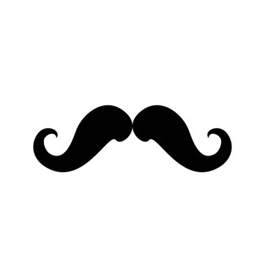 Bıyık simge vektör