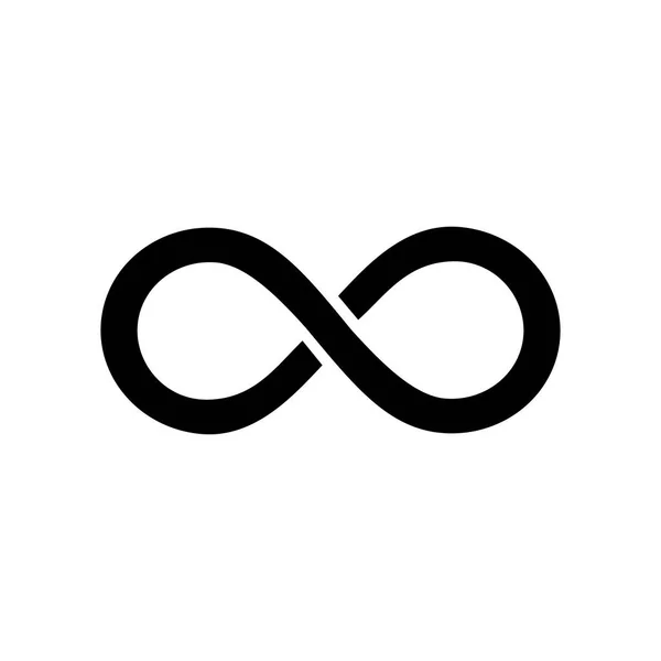 Icono del Infinito. Vector — Vector de stock