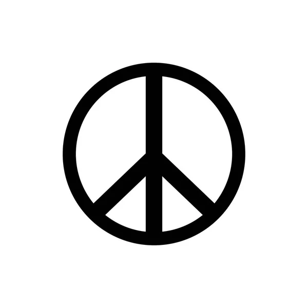 Ícone da paz. vetor de sinal —  Vetores de Stock