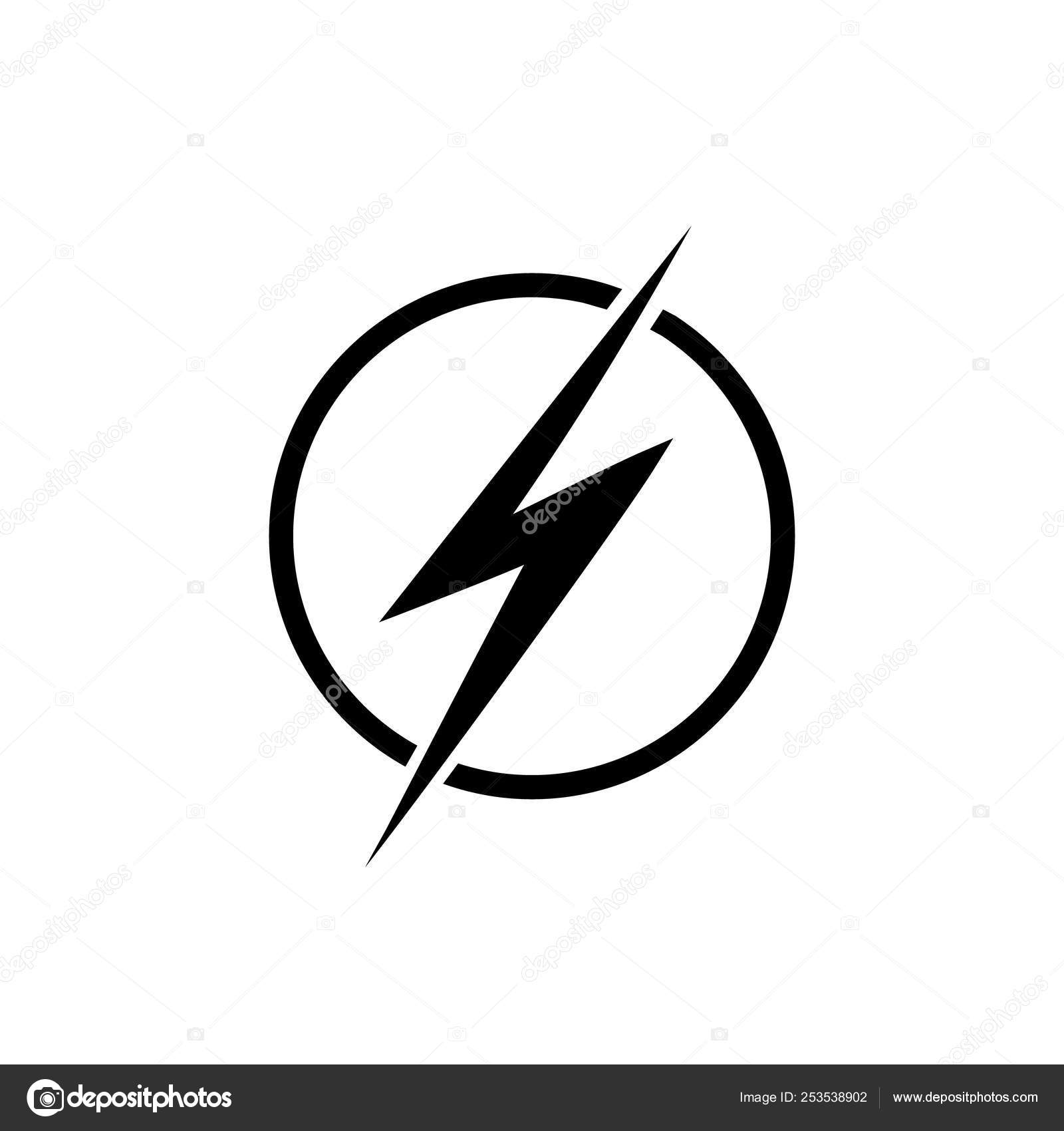 Lightning Electric Power Vector Logo Design Element Energy And