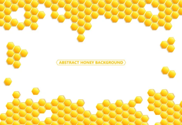 Illustration vectorielle de fond en nid d'abeille — Image vectorielle