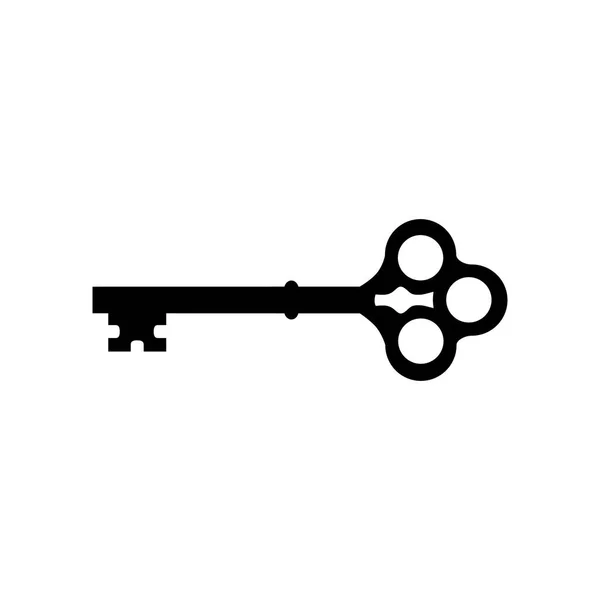 Key icon symbol vector. on white background editable — Stock Vector