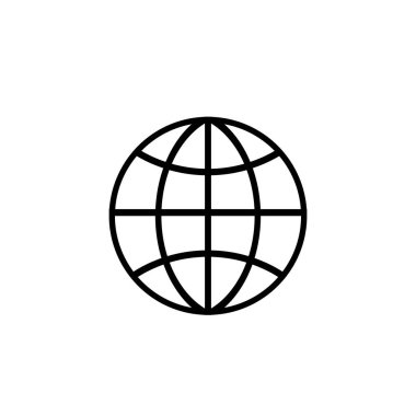 Globus simgesi vektörü