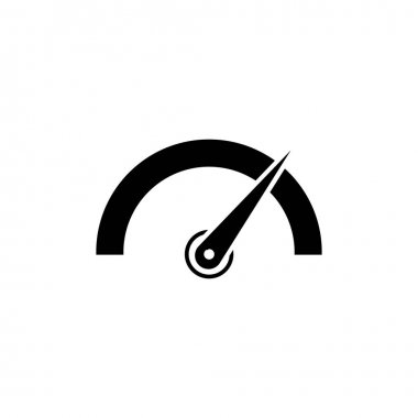 Tachometer, speedometer, indicator and performance icon. Fast speed sign logo. clipart