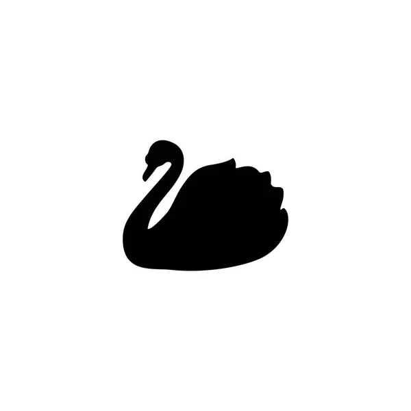 Kuğu logosu ve sembol vektörü — Stok Vektör