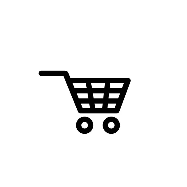 Icono de compra vector. Carrito de compras — Archivo Imágenes Vectoriales