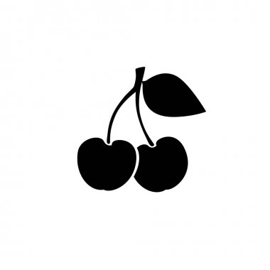 Kiraz simge vektör