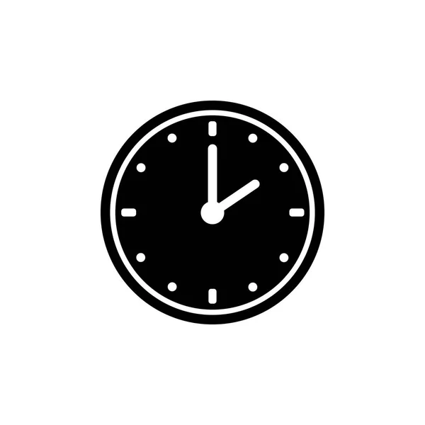 Pictogram van de klok, tijd pictogram vector — Stockvector
