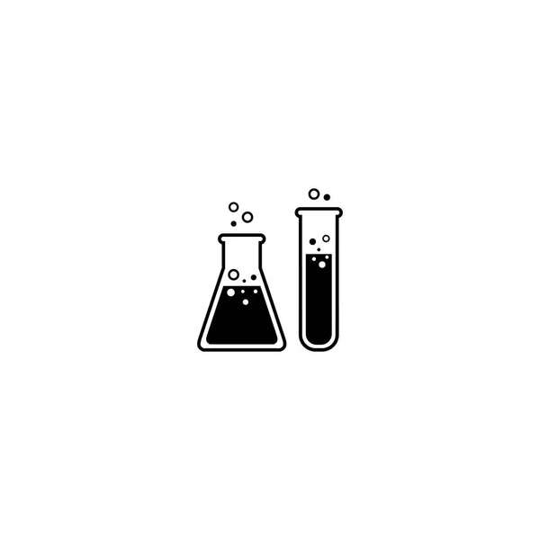 Icono del Laboratorio Químico de Tubo Volátil — Vector de stock